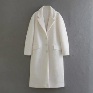 Trench da donna 2023 Autunno Europa e Stati Uniti Inverno Casual Morbido velluto Sensazione Cappotto di lana di agnello Temperamento Abbigliamento