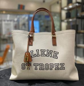 Bolsas femininas TRIOMPHE Tote Bolsa de compras Bolsa de lona alta Hobo Moda Linho Grande Sacos de praia Designer de luxo Viagem Crossbody Bolsa de lona Bolsa de ombro Bolsas