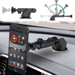 Uppgradera Universal Car Magnetic Phone Holder Sug Cup Dashboard Windcreen Mount Strong Magnet Bracket Stand för Xiaomi Huawei iPhone