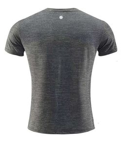 2024 Absorbierendes und atmungsaktives Designer-LL-Zitronen-Männer-Outdoor-Hemd Neues Fitness-Gymnastik-Fußball-Fußball-Mesh-Rückensport-Schnelltrocknendes T-Shirt Skinnycfvhfd tt