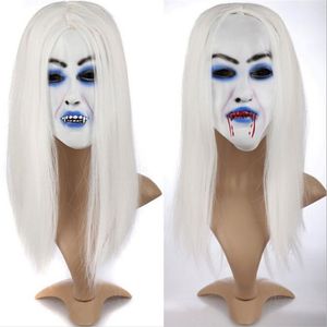 Cosplay Peroga Scary Mask Banshee Ghost Halloween Costume Akcesoria Costume Party Party Maski 2648