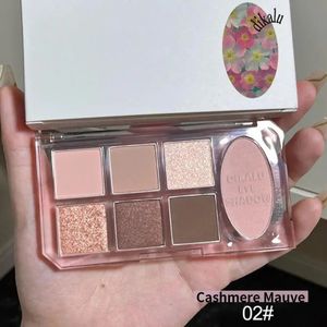 Cień do powiek Elecool 7 Kolor Shimmer Matte Ckseshadow Makeup Palette Nude Glitter B lśniące oczy Pigment Długie koreańskie kosmetyki 231129