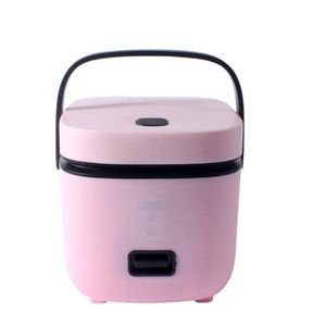 1 2L Mini Electric Rice Cooker 2 Layers Heating Food Steamer Multifunction Meal Cooking Pot 1-2 People Lunch Box187p