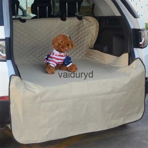 Cão assento de carro cobre tronco esteira à prova dwaterproof água oxford pet portadores capa protetor transportando acessórios organizador preto bege cinza