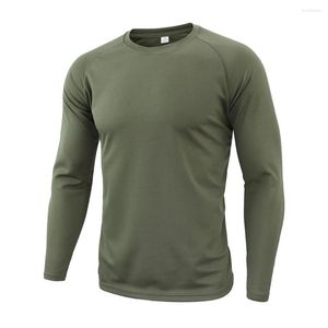 Men's T Shirts Autumn Spring Men Long Sleeve Tactical Camouflage T-shirt Quick Dry Military Army Shirt Caza Sport Camping Hunting Clothes