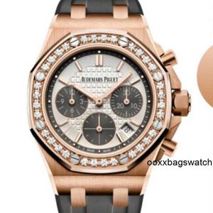 Relógios autênticos online Audemar Pigue Royal Oak Offshore Series 26231OR Rose Gold Moda Feminina Lazer Negócios Esportes Máquinas Relógio HB1Q