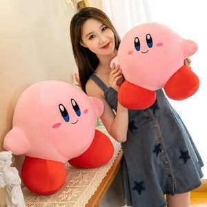 Peluş Yastıklar Yastıklar Anime Yıldız Kirby Peluş Oyuncaklar Yumuşak Dolgulu Hayvan Bebek Kabarık Pembe Peliş Bebek Yastığı Odası Dekorasyon Oyuncakları Çocuklar Hediyesi 231129