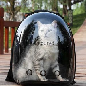 Kedi Taşıyıcılar Sandıkları Ev Üreticisi Doğrudan Kedi Çantaları Pet Sırt Çantaları Taşınabilir ve Şeffaf Uzay Kapsülleri Nefes Alabilir Backpavaiduryd