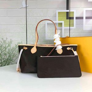 Bolsa de moda clássica confortável prática generosa lona feminina grande e pequena bolsa de mãe de compras ms046276r