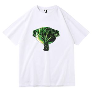 Vlone TシャツメンズTシャツ男性用の黒い白いTシャツティーデザイナーTシャツ高級服ファッションカジュアルクラシックショートスリーブコット