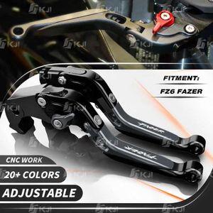 For Yamaha FZ6 FAZER 2004-2010 Clutch Lever Brake Set Adjustable Folding Handle Levers Motorcycle Accessories Parts