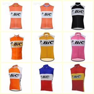 BIC Team Cycling Olcyfeless Jersey Vest Summer Men Men Tops tops Quick MTB MTB Clother Bicycle Sports Uniform U71705237W