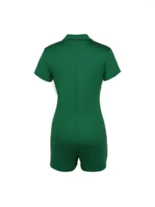 Damen-Bademode, Damen-Set, elegant, zweiteilig, stilvoll, einfarbig, Träger-Büstenhalter mit Umlegekragen, kurzärmelige Playsuits