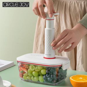 Organisation Circle Joy Electric Vacuum FreshteKeeping Box Vakuumpump Antibakteriell konservering Portabel mat Vakuumtätare Snack Container