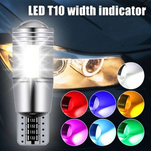 Atualizar lâmpada led do carro t10 w5w luz de sinal canbus luzes indicadoras largura 12v 6000k auto claerance cunha lado reverso lâmpadas 5630 6smd lâmpada