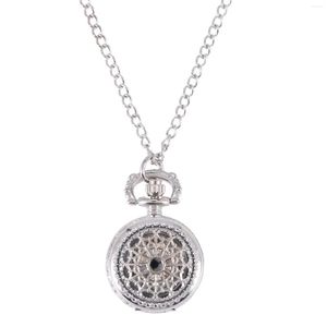 Watch Repair Kits Silver Plated Pendant Chain Clock Quartz As Necklace Pocket