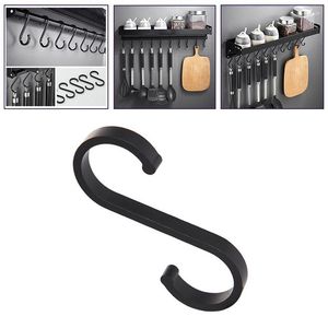 Hooks 5 PCS Space Aluminuml Practical S Shape Kitchen Railing Hanger Hook Clasp Holder For Hanging Clothes Handbag