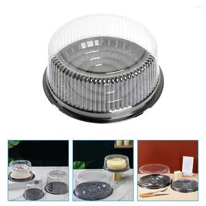 Gift Wrap 20 Pcs Packing Box Cake Cupcake Go Boxes Carrier Birthday Holder Tray Round Clear Plastic Container