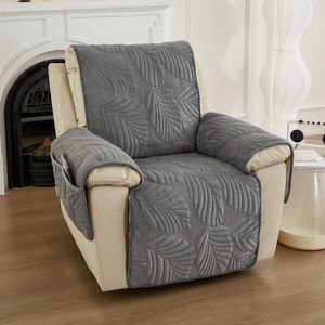 Chair Covers Super Soft Plush Velvet Sofa Cover Living Room Pets Dustproof Protector Slipcover Couch Recliner Armchair Chaise Lounge 231130