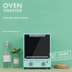 Retrooven multifunktionell hushållsugn dubbel stor kapacitet Elektrisk maskin Tidskvartet Quartz Tube uppvärmning FoodgradeBakeware Ovens272w