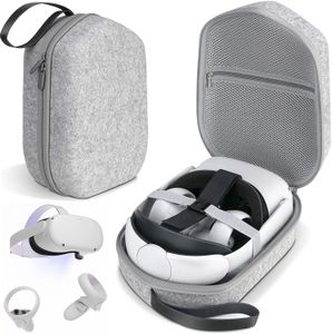 VR Glasses Travel Accessories Carrying Case For Oculus Quest 2 Portable Storage Bag Antidrop Compatible Elite Strap For Quest 2 Accessoires 230428
