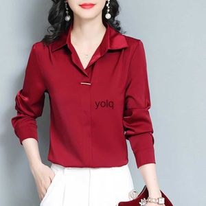 Blusas femininas camisas senhora estilo mulheres cor sólida pulôver tops feminino elegante cloing blusasyolq