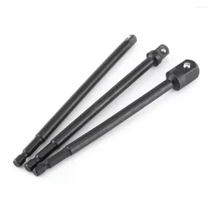 1/4" 3/8" 1/2" Extension Drill Bits Bar Hex Bit Set Power Tools Chrome Vanadium Steel Socket Adapter Wrench Shank 150mm