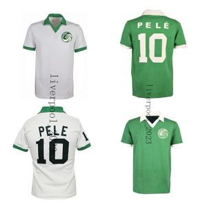 New York Cosmos 1977 PELE Retro Soccer Jerseys 77 Cruyff Beckenbauer домашняя белая в гостях зеленая классика Chinaglia Alberto Beckenbauer Messing футболки униформа