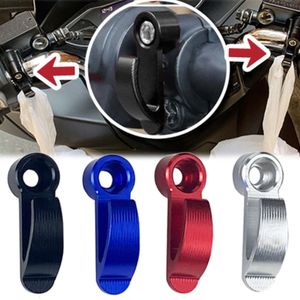 Atualização de modificação da motocicleta prateleira lateral gancho liga alumínio ganchos saco transportar capacete pendurado titular motor scooter elétrico acessórios