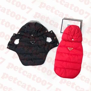 Pets Red Vest Coat Dog Apparel Triangle Logo Pet Jacket Christmas Dogs Outerwear Two Colors263A