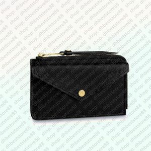 Korthållare Recto Verso M69431 med mellan Flat Pocket Designer Fashion Womens Mini Zippy Organizer Wallet Coin Purse Bag306g