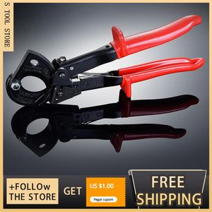 Tang Tools HS325A LaborSaving Type Ratchet Cable Cutter Isolated Copper and Aluminium Bolt Cutters Wire Cuting Tång HS520A