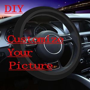Steering Wheel Covers Custom DIY Anti-slip Printed Your Picture Po Customized Protector Car Accessories