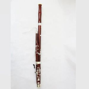 Professionelles C-Ton-Instrument, chinesisches Fagott, Korpus aus Ahornholz und versilberte Tasten, Musikinstrument Fagott