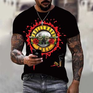 Verão novo frango comendo guerreiro Naraka T-shirt masculina de camiseta solta