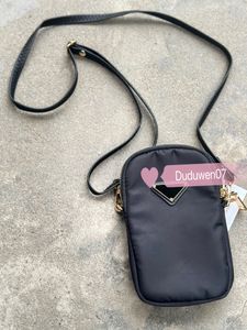 11X18X4cn classical storage bag fashion phone bag Pr letter zipper case with strap collection organizer