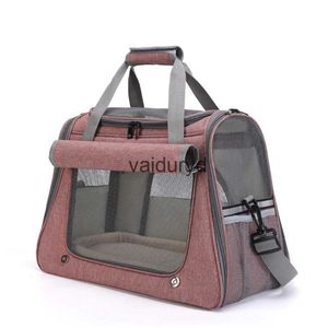 Trasportini per gatti Casse Case Zaino Trasporto Borsa per cani traspirante Striscia riflettente Cerniere Persiana avvolgibile Forniture da viaggio all'aperto pieghevoli portatilivaiduryd