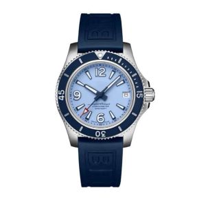 U1 Top AAA Bretiling Luxo Novo Relógio Masculino Oceano Moldura Rotativa Superocean Preto Azul Borracha Aço Inoxidável Vidro Safira Movimento Mecânico Automático Relógio J49