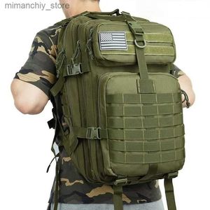 Utomhuspåsar ryggsäckar 30L/50L vandring camping ryggsäck män militär taktisk 900d nylon vattentäta väskor utomhus sport vandring jakt väska q231130