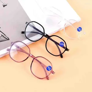 Óculos de sol de alta definição óculos de leitura para mulheres homens moda clássico visão cuidados óculos pc quadro presbiópico 1.00- 4.00