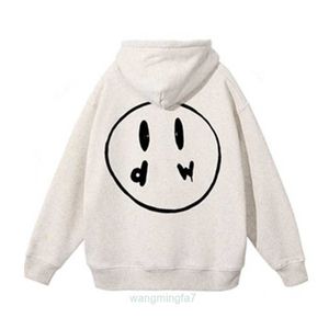 Drew Marca Homens Hoodies Moletons Amarelo Retro Smiley Face Letras Imprimir Camiseta Primavera Tendência Manga Longa Top High Street Drews 24ok Ltt2 Qvu4