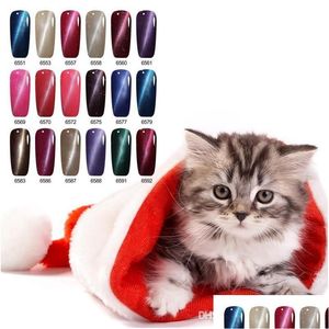 Nagelgel nagelgel långlastande magnetisk professionell 3D -kattögon lackar blickar av UV Colorf Polish Drop Delivery Health Beauty Art DH7V DHWTT