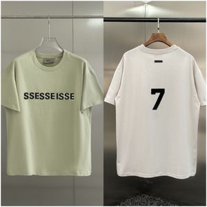 Ess-Men Unisex半袖ラウンドネック特大のシャツグラフィックTシャツルーズカジュアルTシャツ男性と女性のためのトップス