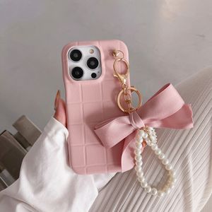 Prenses Pinky Moda Çantası Kılıfları İPhone 13 Pro Max 12 Promax Kol Bandı İPhone14pro Plus 14Promax Yumuşak Tam Kapak Kamera Koruması Şok geçirmez torbalar
