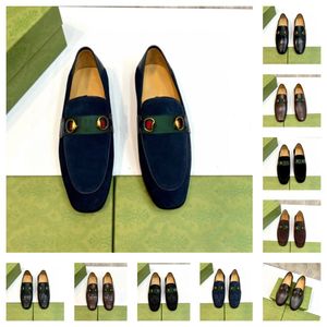 Topp lyxdesigner loafers män skor vit snakeskin tryck äkta läder spikar bröllopsklänning skor franse casual sko storlek 38-45