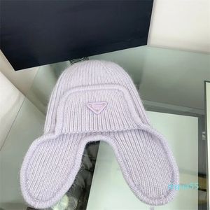 Ear Protection Winter High Sense Woolen Cap Children Warm All-Matching Knitted Hat Beanie Hats