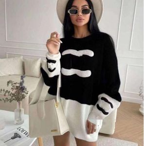 NEW Fashion Autumn European high-end custom women's sweater Embroidered towel large size soft warm winter bottom top