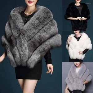 Bandanas Faux Fur Shawl Winter Shrug Cape Warm Scarf Wraps Weddings Bridal Cover Up Coat Evening Dress