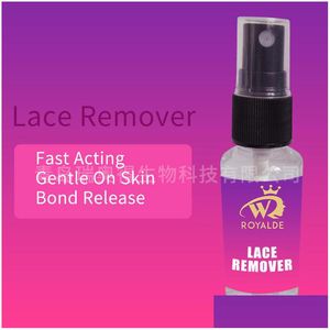 Adhesives Invisible Adhesive Lace Wig Glue Spray 38Ml Fasting Acting Gentle On Skin Bond Release Drop Delivery Hair Products Hair Acce Dh8Ff