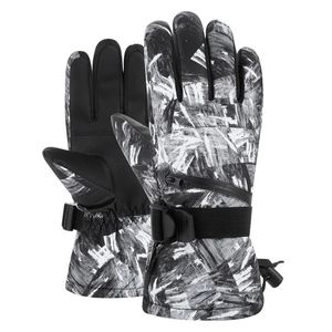 Rękawiczki narciarskie Zimowe rękawiczki narciarskie dla mężczyzn Wodoodporne rękawiczki termiczne mężczyzna Kobieta bez poślizgu rowerowe rękawice motocyklowe rękawice 231124